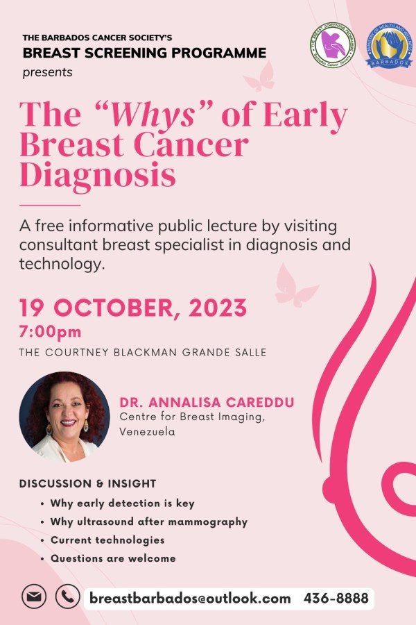 Public Lecture on The Why's of Early Breast Cancer Diagnosis